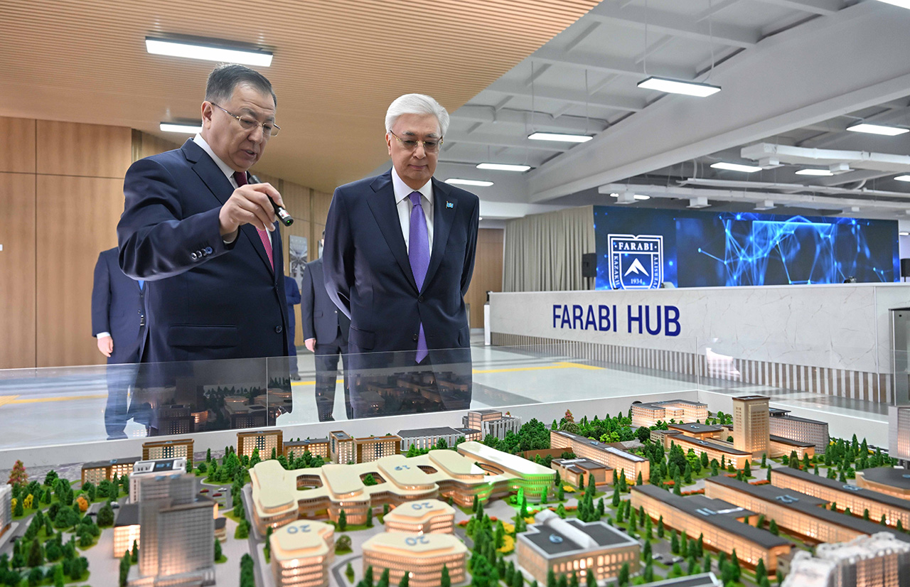The Head of State visited Al-Farabi Kazakh National University