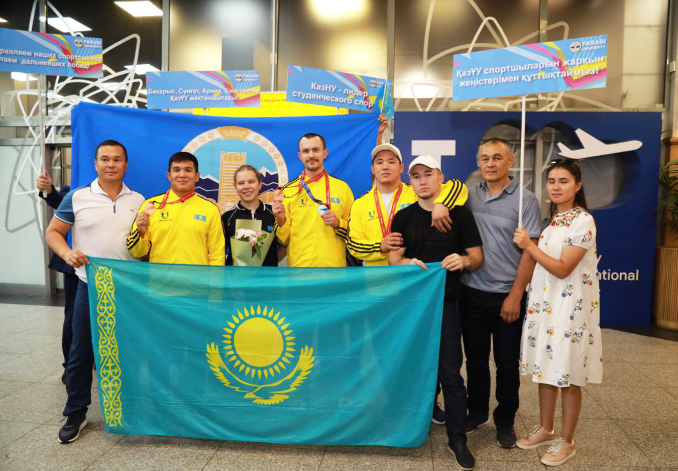 KazNU athletes returned from the World Universiade with achievements