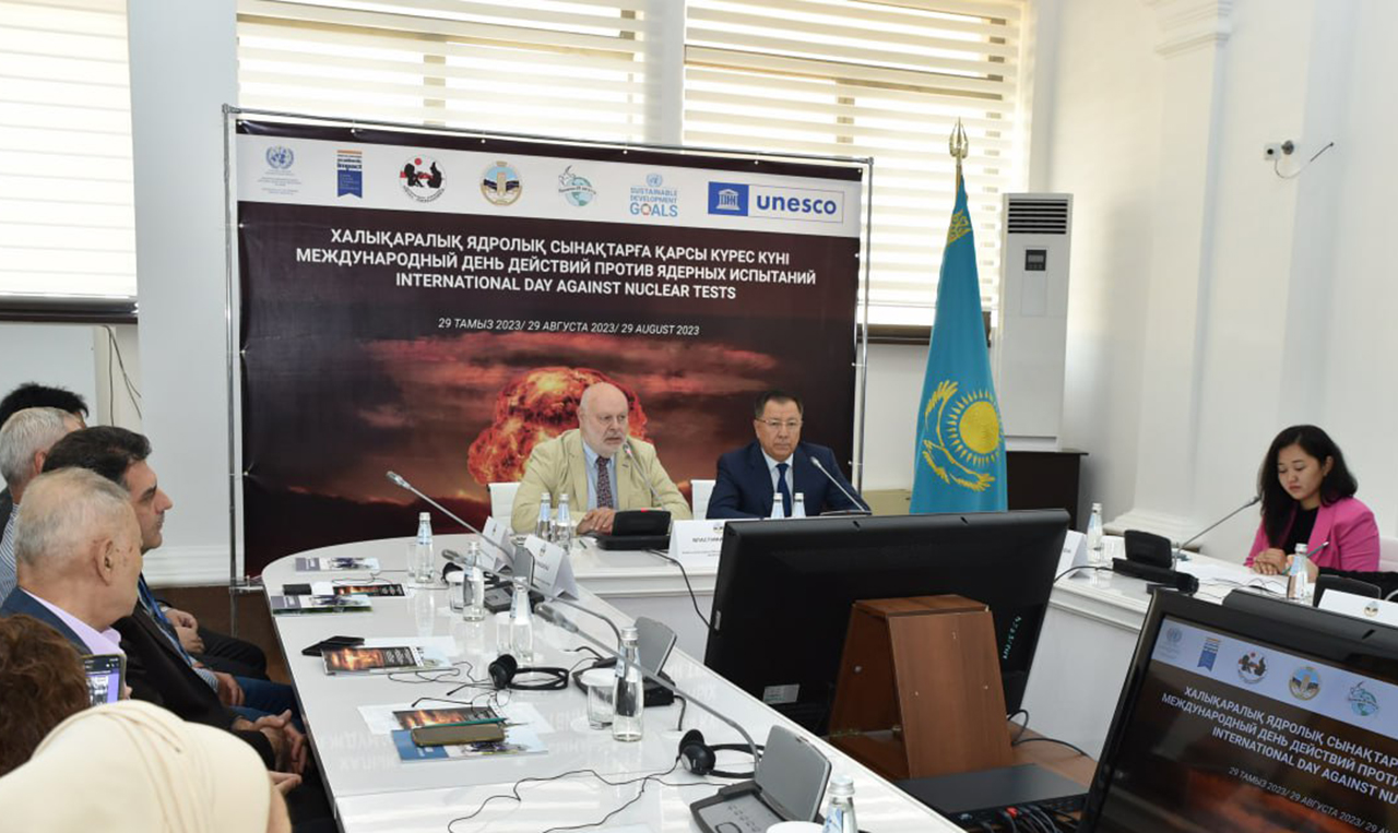 KazNU scientists support the idea of "A world without nuclear weapons"