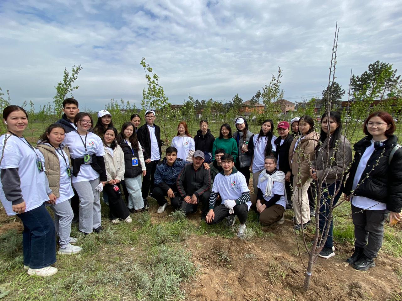 Greening the Almaty city
