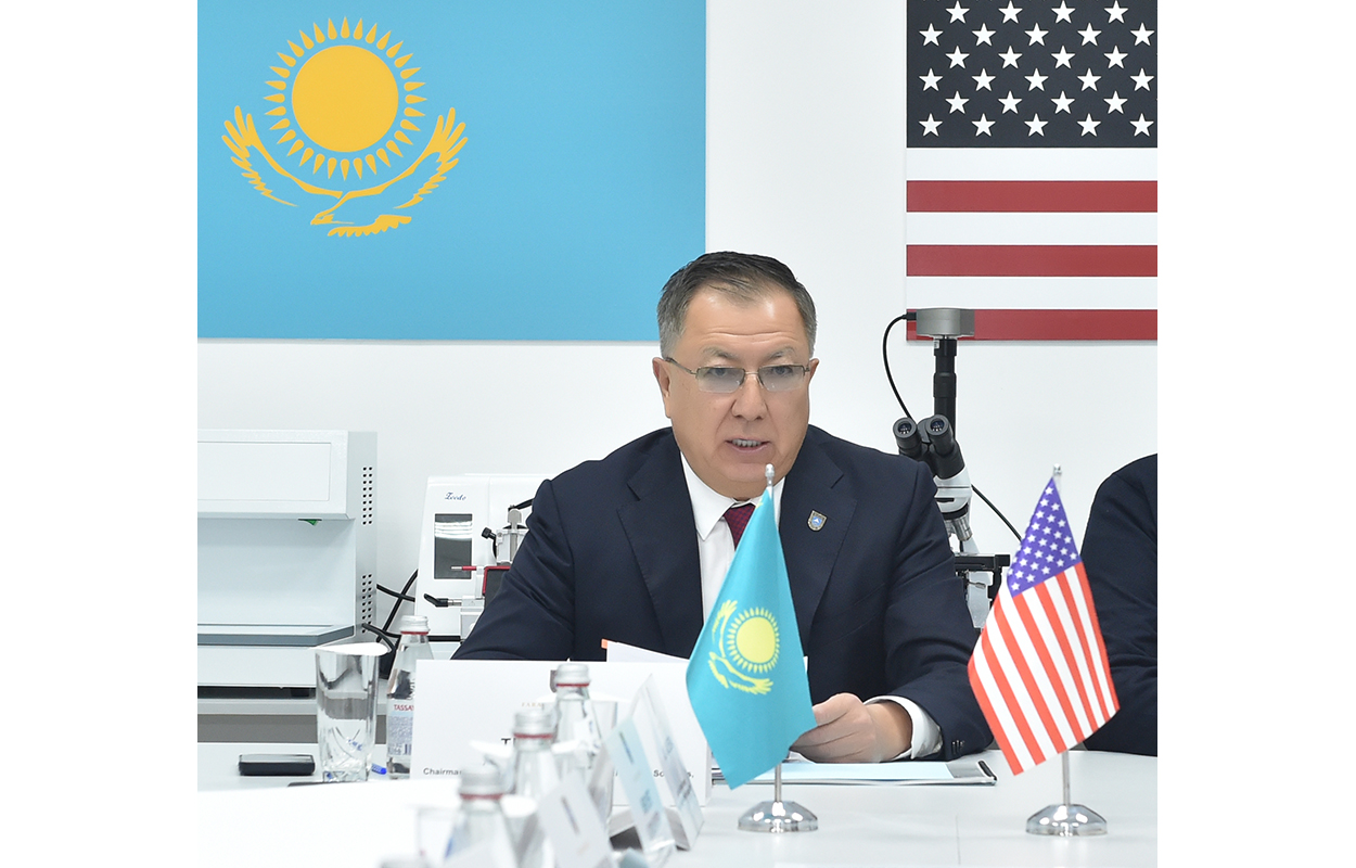 Цитоматрицаны зерттеу жөніндегі Қазақстан-Америка орталығының ашылуындағы сөзі