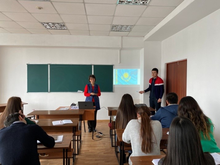 “Біздің мақсат-татулық пен бейбіт болашақ” атты эдвайзерлік сағат 