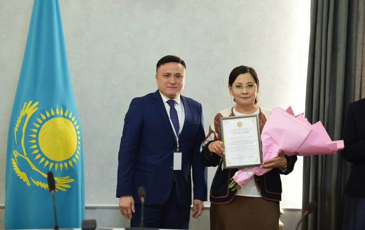 Spokesman of KazNU is awarded with the Letter of Gratitude of the Minister
