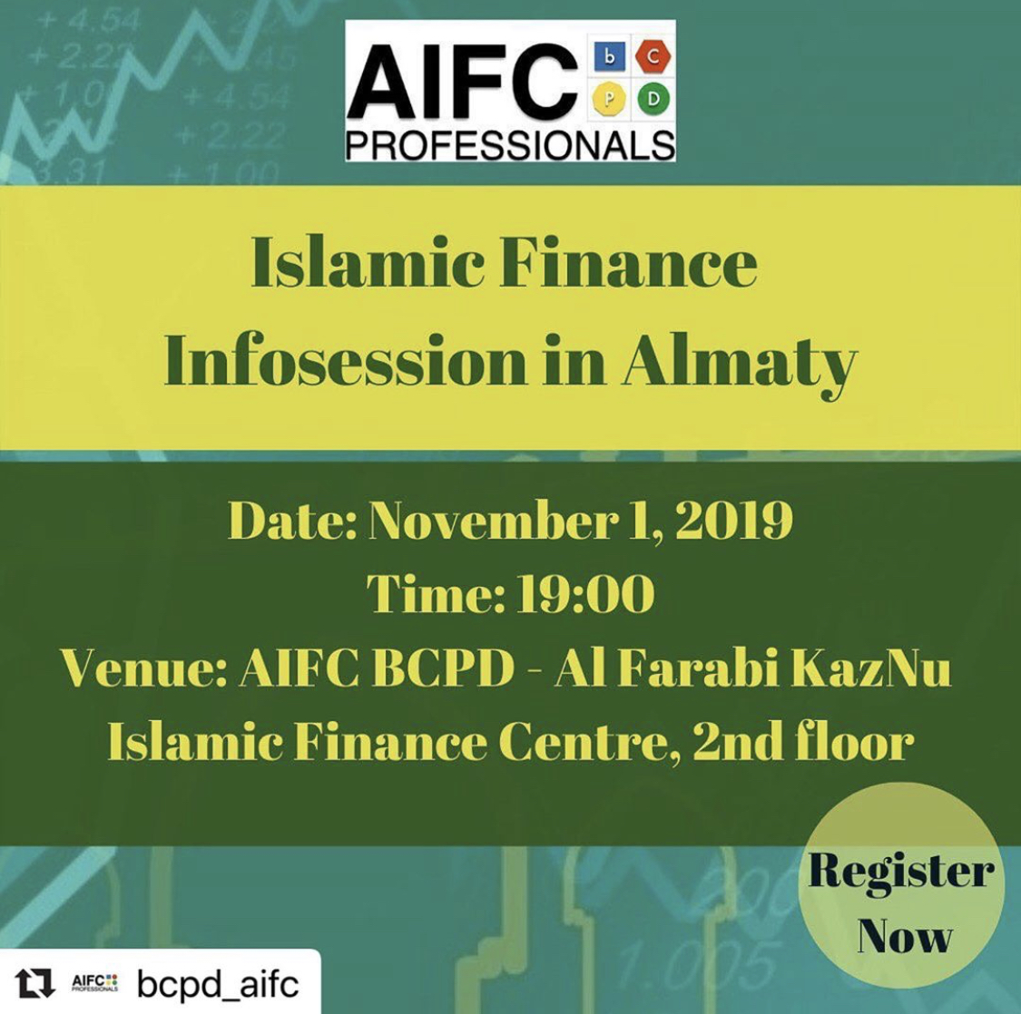 Islamic Finance Infosession in Almaty