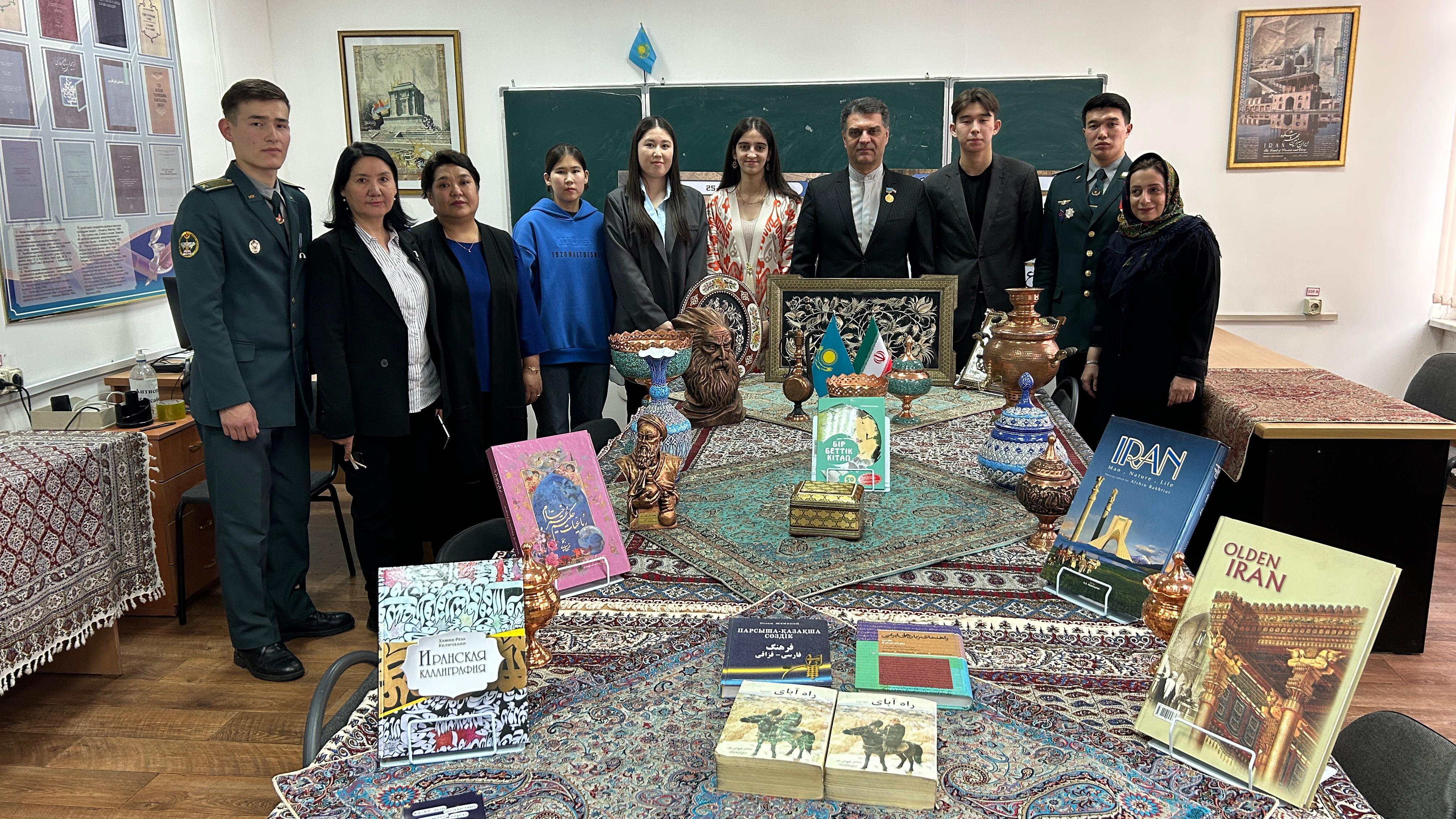 As part of the "Quality Education" section of the Sustainable Development Goals (SDGs), an exhibition of Iranian culture was organized during the "Open Day"