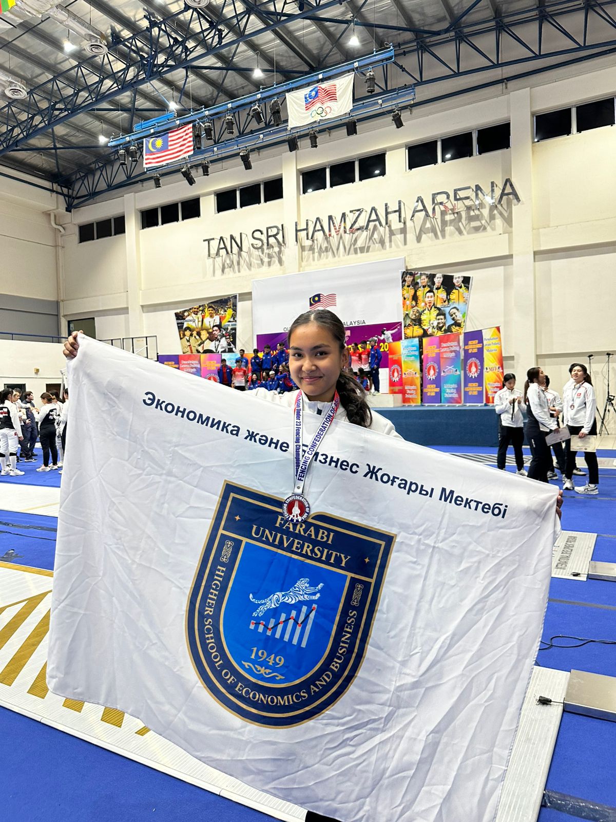 Pride of KazNU: Student Wins Silver at the Asian Championship!
