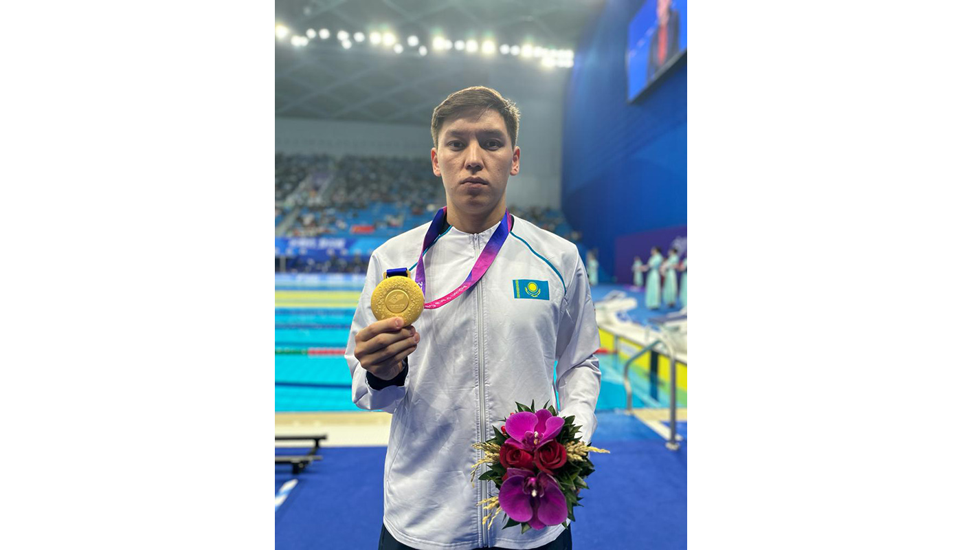 KazNU student set a record in swimming