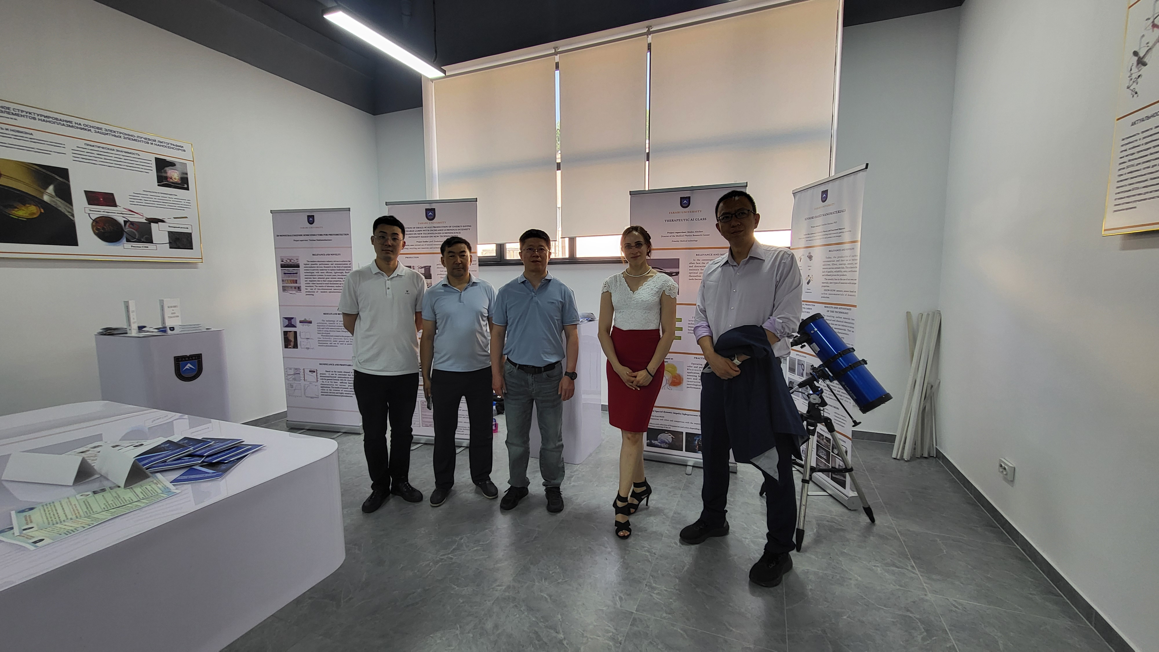 Farabi HUB орталығындағы физика-техникалық факультеттің көрме павильоны — «Laboratory of Modern Applied Physics and High Technologies»: тұрақты дамуға және халықаралық ғылыми ынтымақтастыққа қосқан үлесі. ТДМ 9 және ТДМ 17