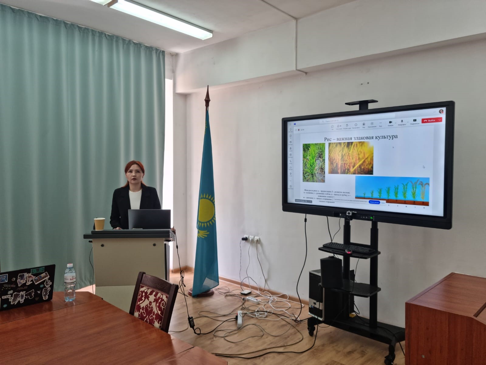 The pre-defense of PhD candidate Dana Omarovna Mynbayeva’s dissertation took place as part of the educational program “8D05104 – Genetics”