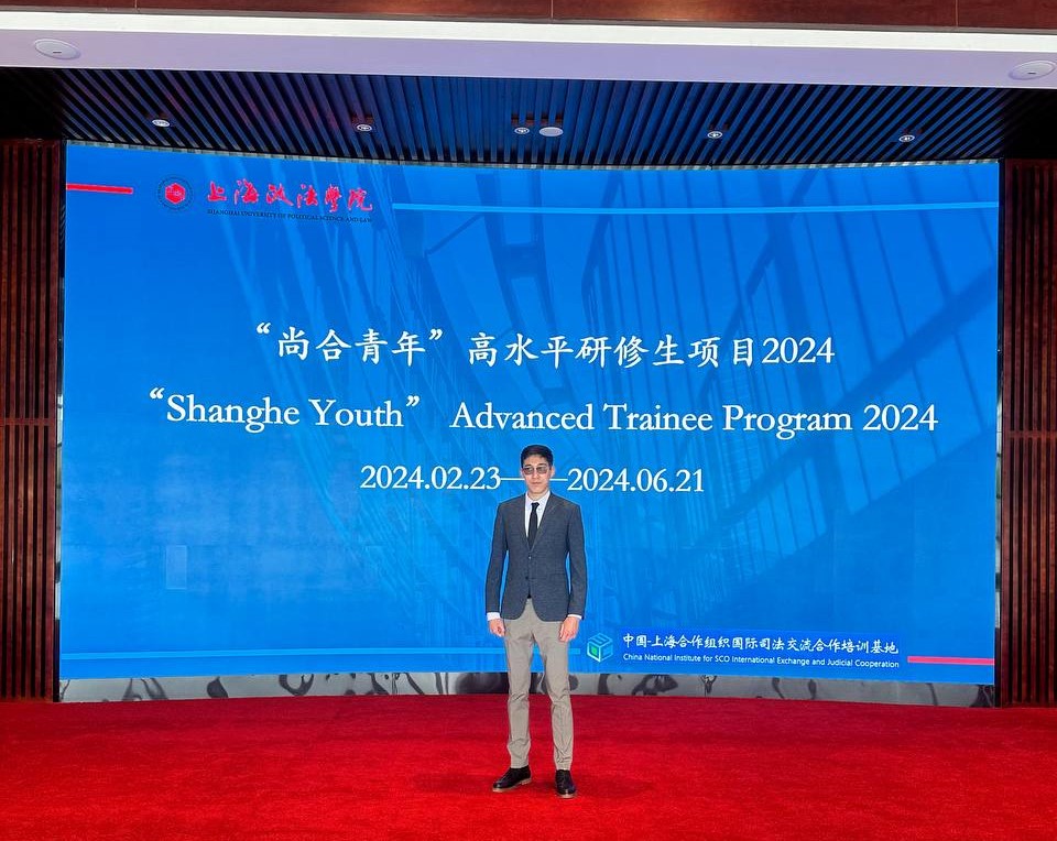 Магистрант кафедры китаеведения прошел стажировку по программе «Shanghe Youth Advanced Trainee Program»