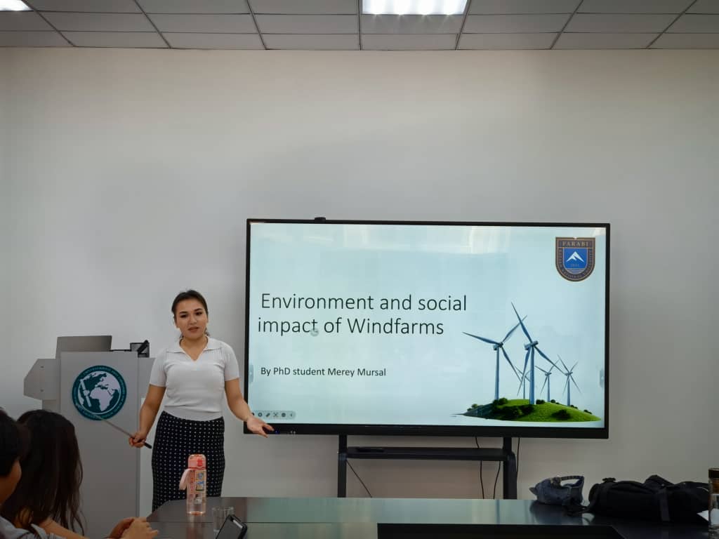 Wind Energy and Urban Greening: 8th Day of the Summer School at KazNU