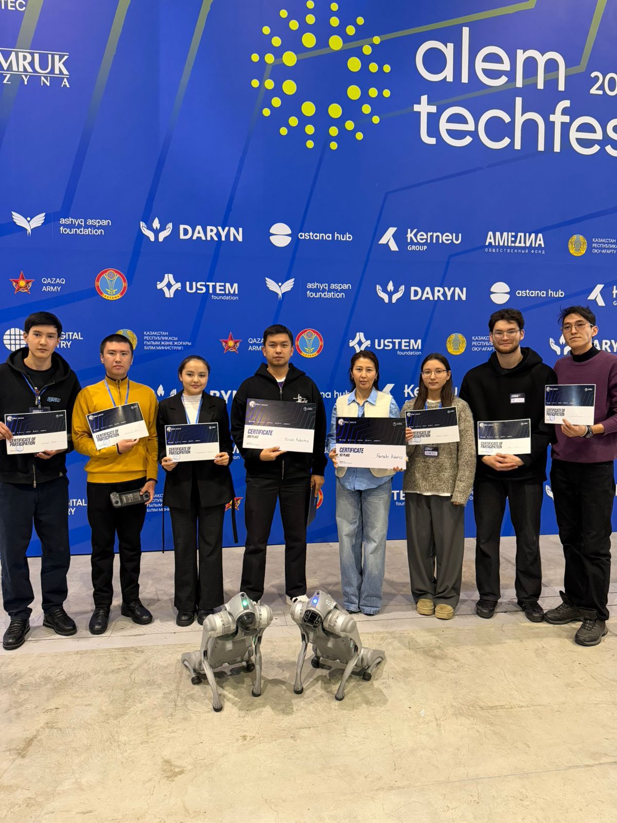 ALEM TECH FEST 2026 аясындағы RoboCup Rescue жарысында робототехникалық жүйелер студенттерінің жетістігі