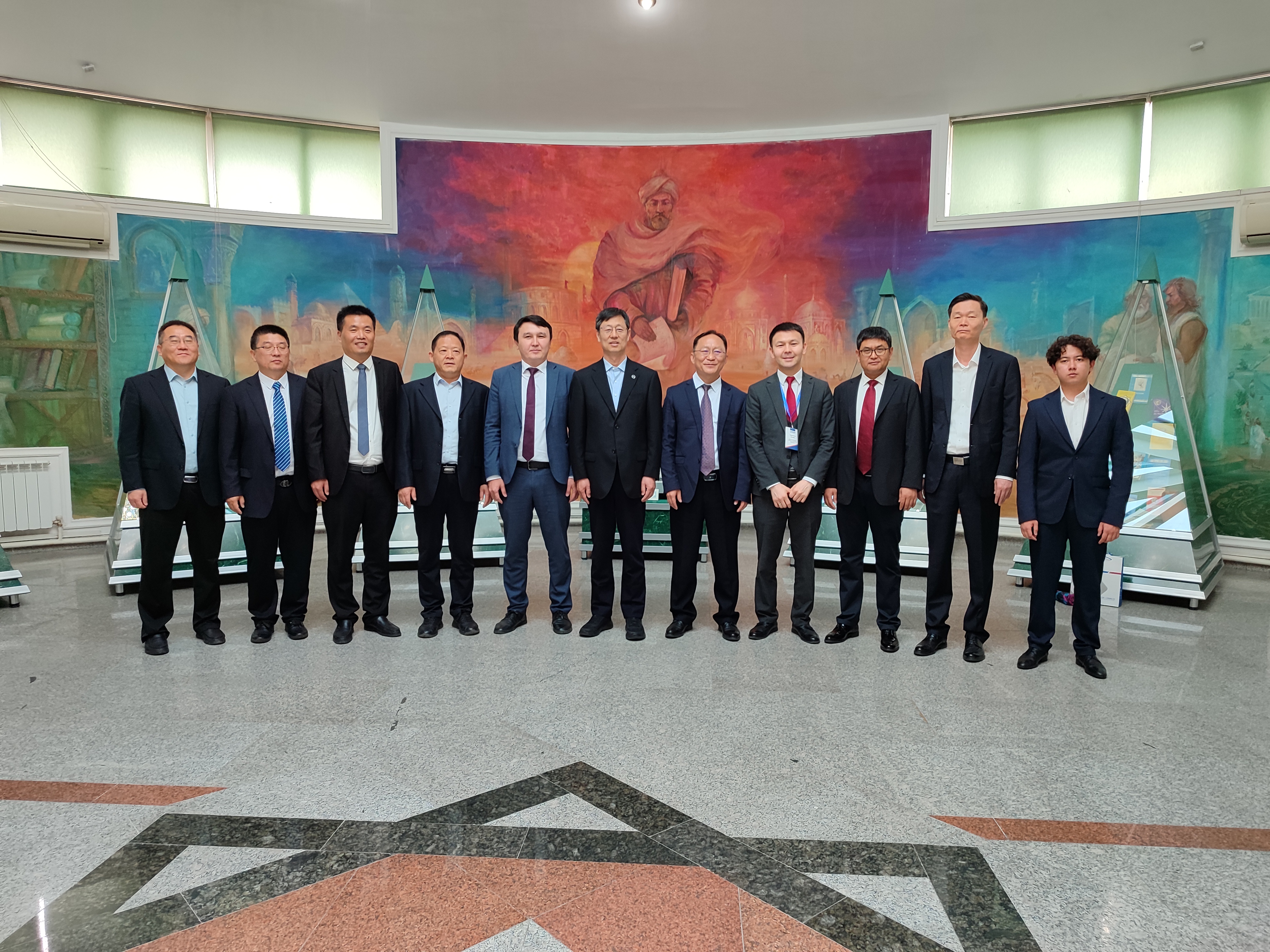 Al-Farabi Kazakh National University with a working visit visited the delegation of Scientific and Technical Bureau in Jinan, China and representatives of Powerchina Sepco1 Electric Power Construction Co.Ltd.