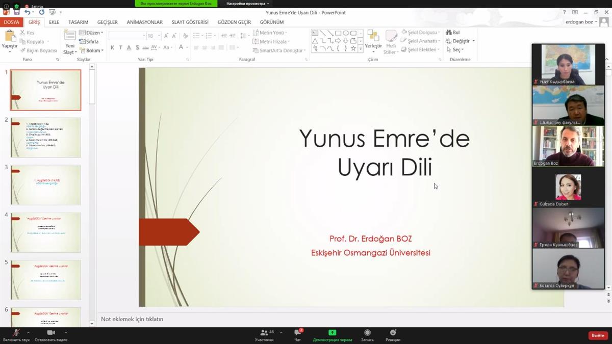 Honoring the great poet Yunus Emre