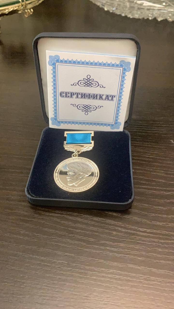 The scientist of the faculty was awarded a silver medal "For impeccable services to the Al-Farabi Kazakh National University"