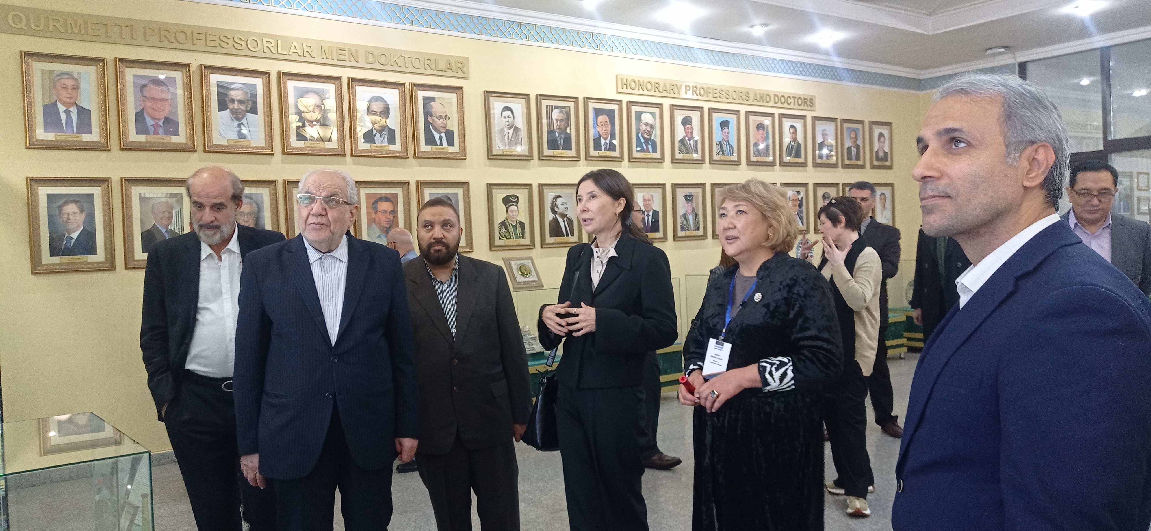 Iranian scientists visited the KazNU Museum