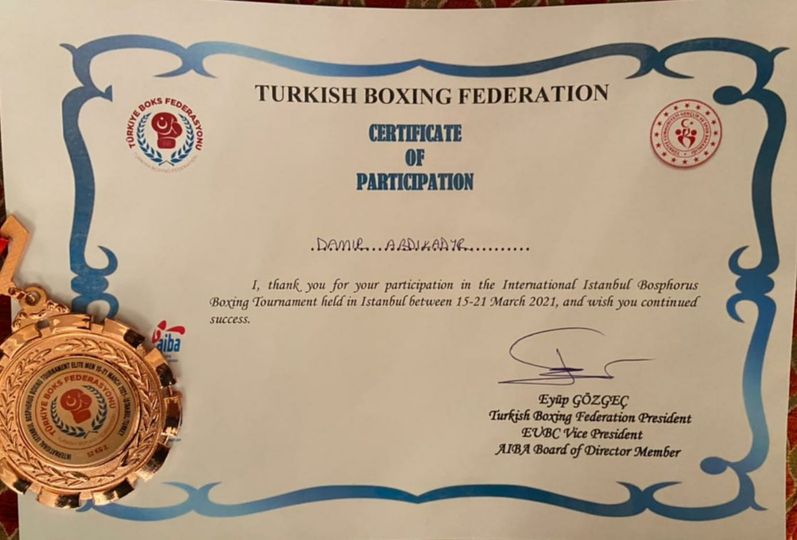 International boxing tournament-bronze! 2021
