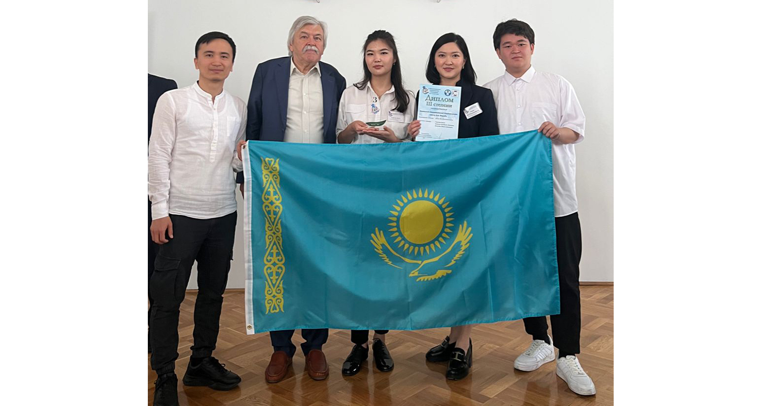 KazNU team - winner of the Olympiad on statistics