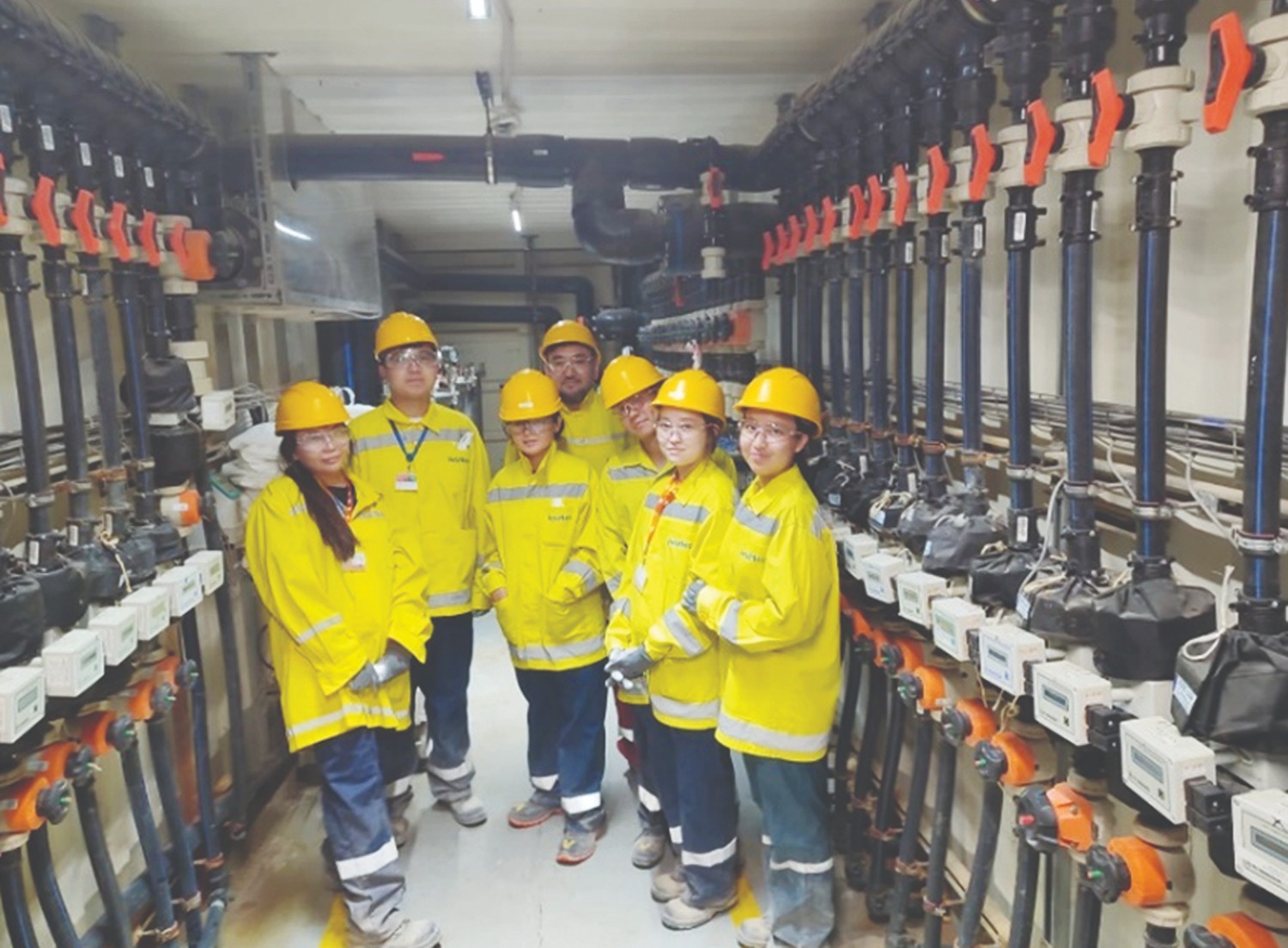 Master's students visited a uranium deposit
