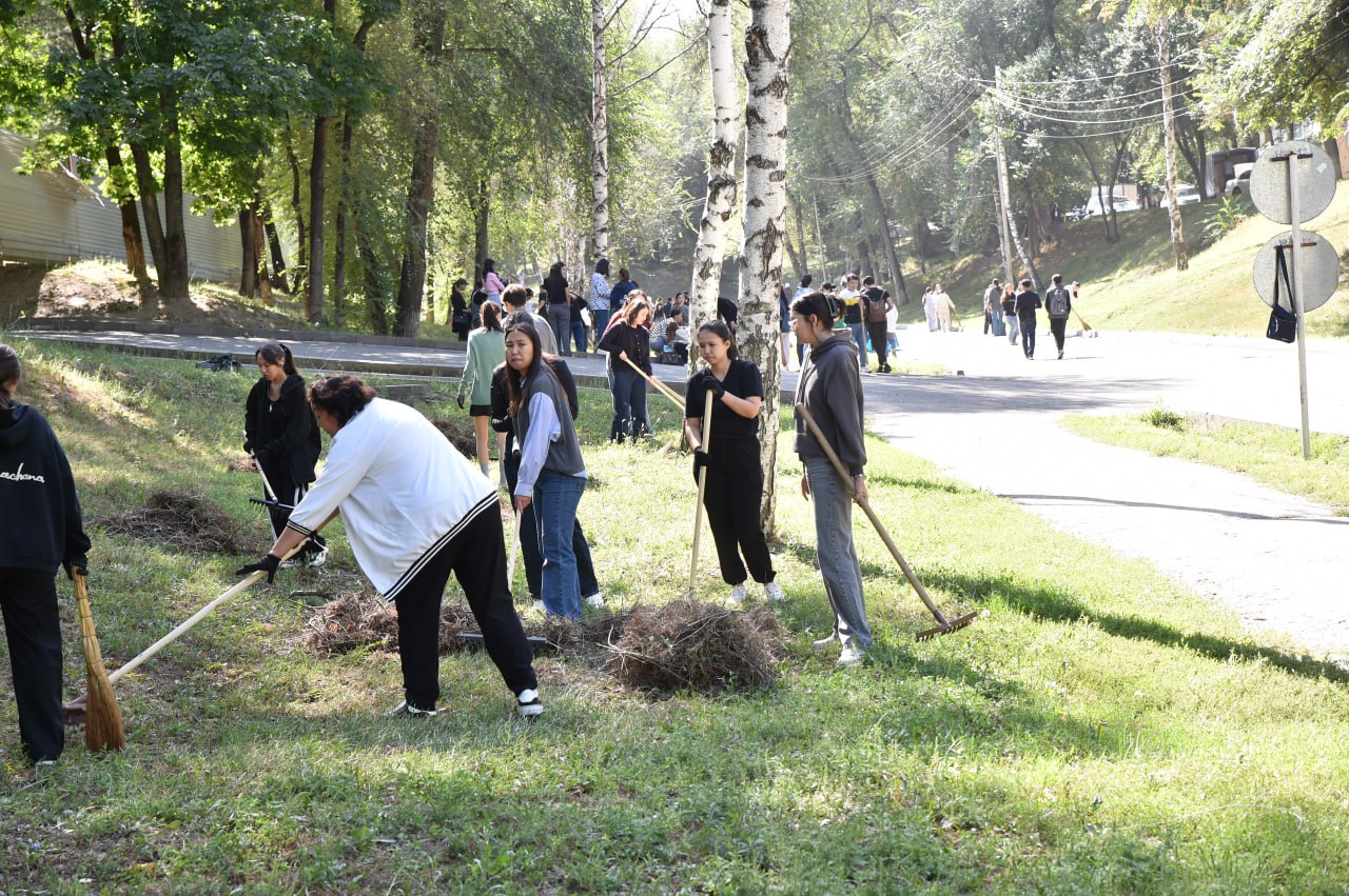 Cleanliness week started in KazNU