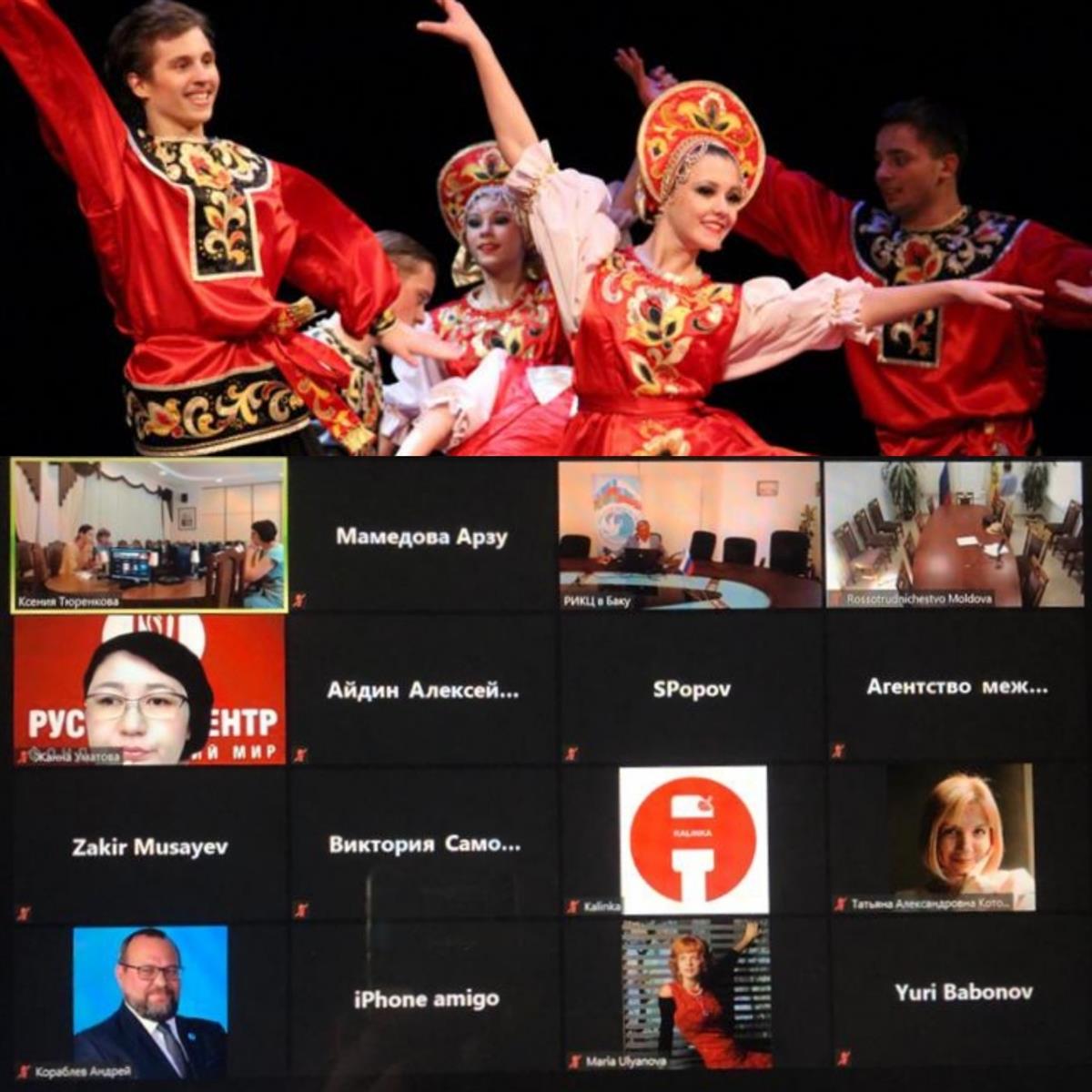 Online meeting «Russian culture in the international space (experience of Russian language and culture centers abroad)»