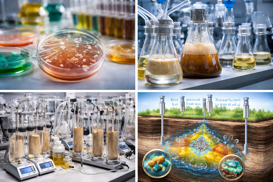 Әл-Фараби атындағы Қазақ ұлттық университетінің ғалымдары жетілген мұнай кен орындарының мұнай бергіштігін арттырудың биотехнологиялық әдістерін әзірлеу жобасын жүзеге асыруда.