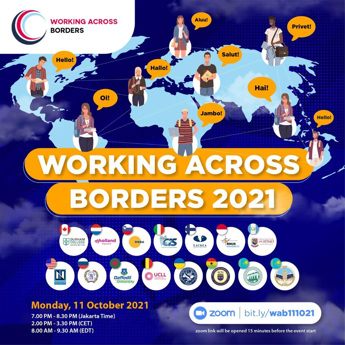ҚазҰУ Халықаралық “Working across borders – 2021” жобасына қатысуда