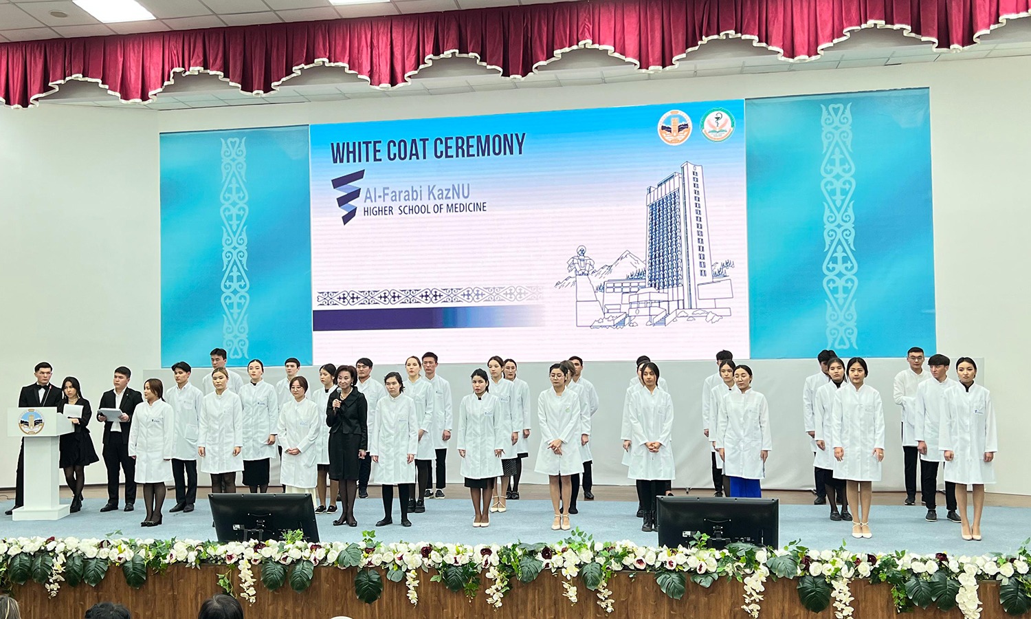 A white coat ceremony was held at the Faculty of Medicine