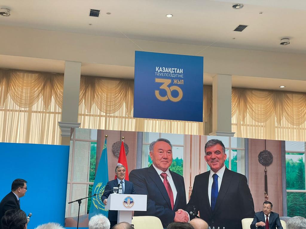 11th President of the Republic of Turkey Abdullah Gul on a visit to Al-Farabi Kazakh National University
