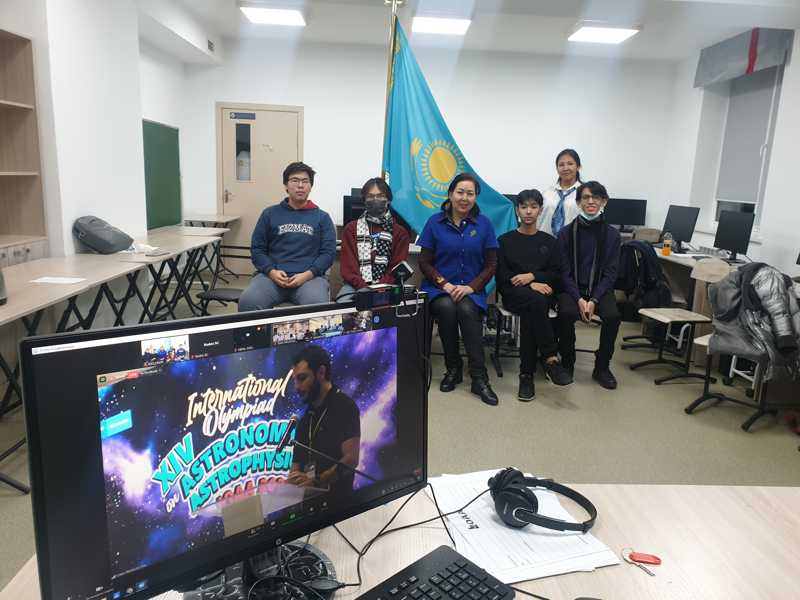 THE NATIONAL TEAM OF KAZAKHSTAN WON A GOLD MEDAL AT THE INTERNATIONAL OLYMPIAD IN ASTROPHYSICS AND ASTRONOMY!