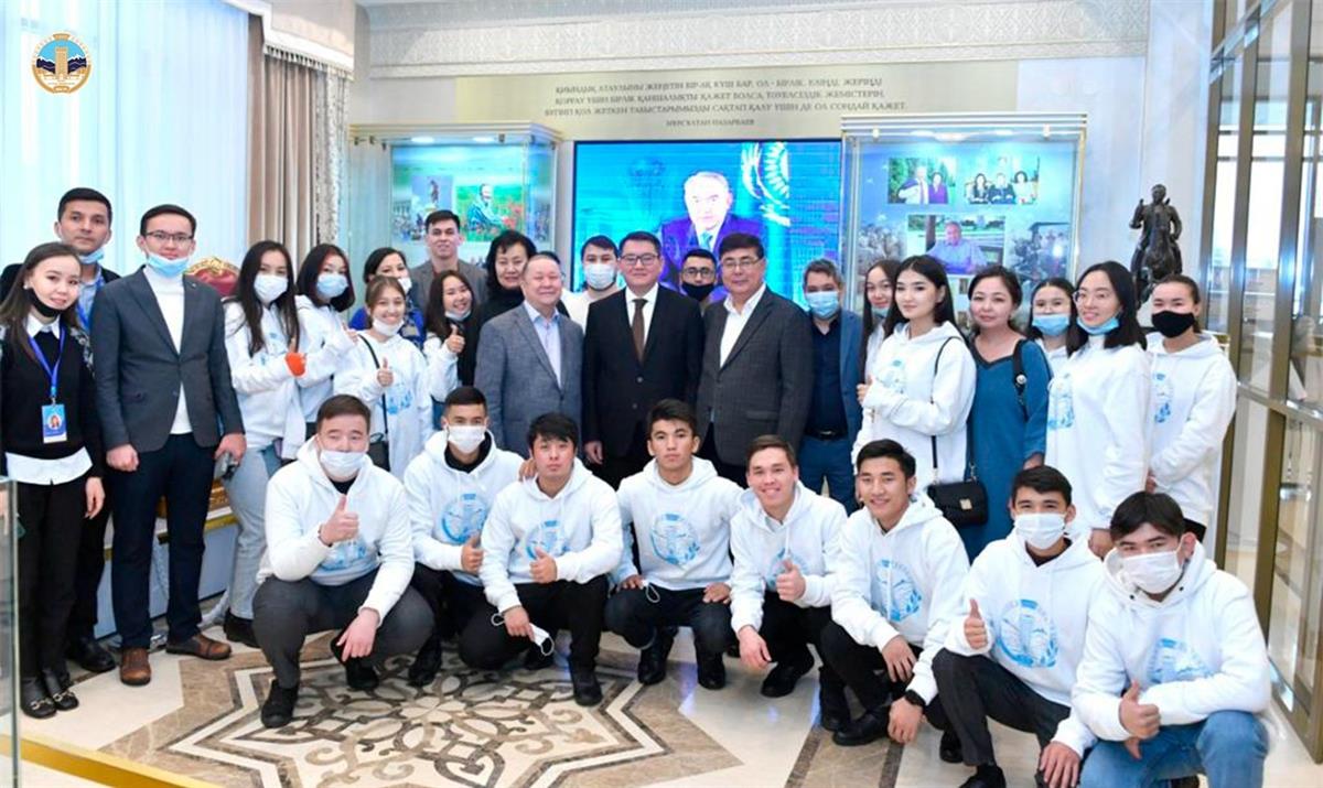 STUDENTS TO THE KAZNU VISITED THE HOME VILLAGE OF ELBASY