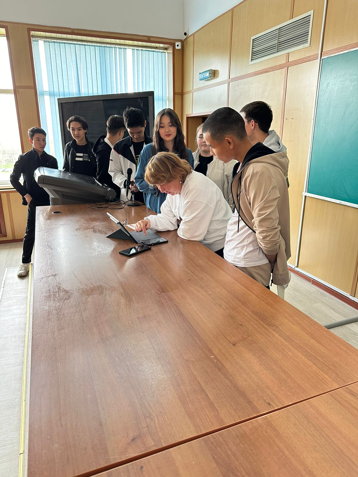 Representatives of "Otbasy bank" met with students of KazNU