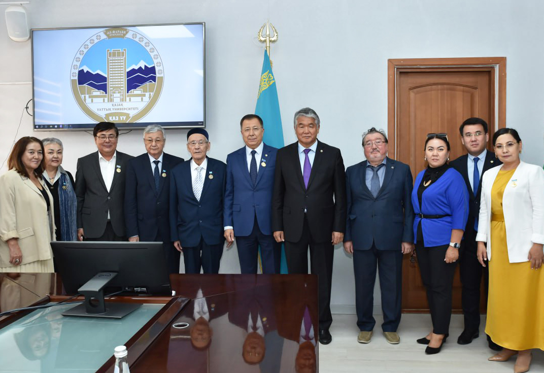 Professors and staff of KazNU awarded with "TURKSOY" medal