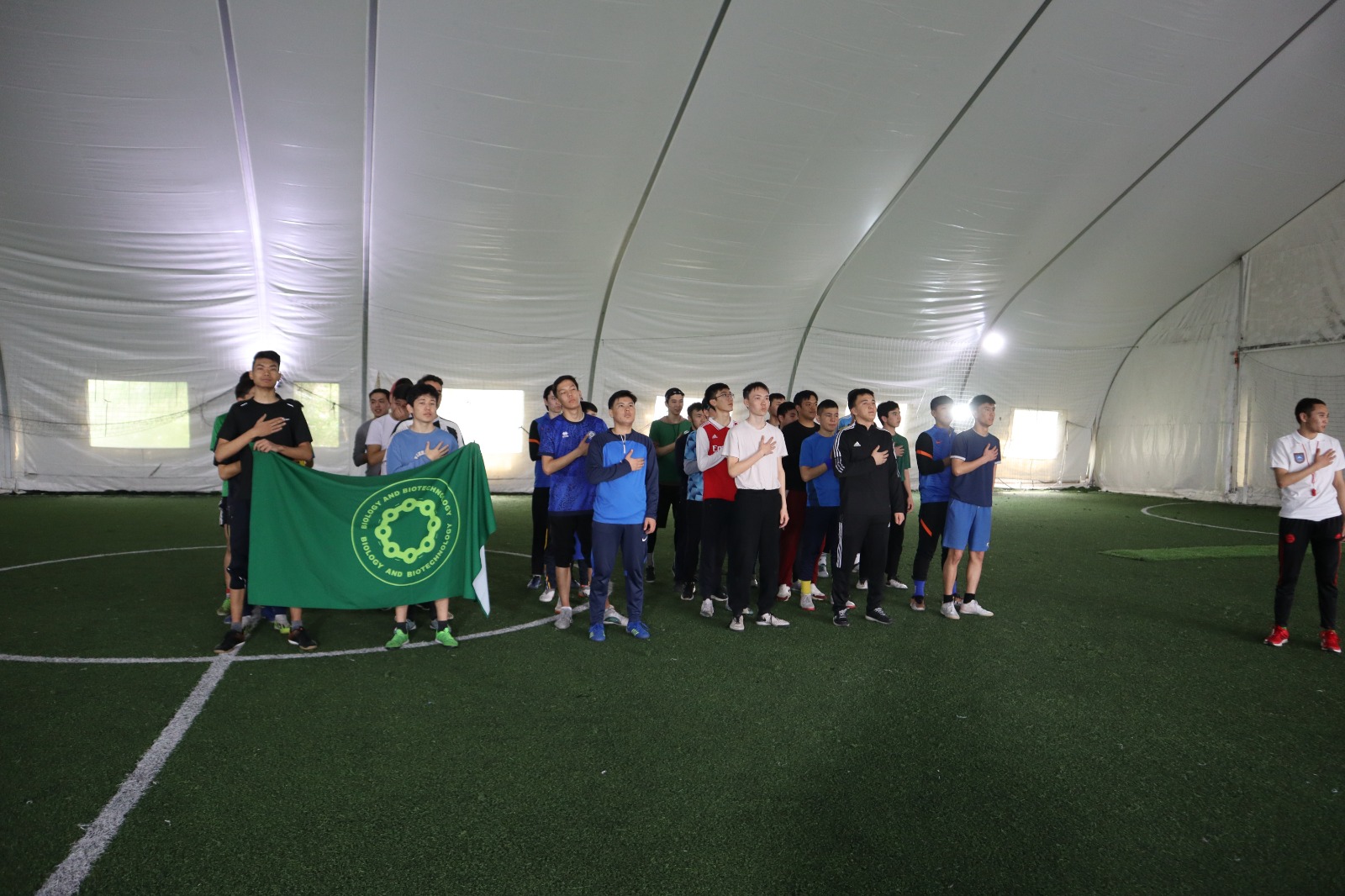 ҚазҰУ студенттері арасында шағын футболдан турнир