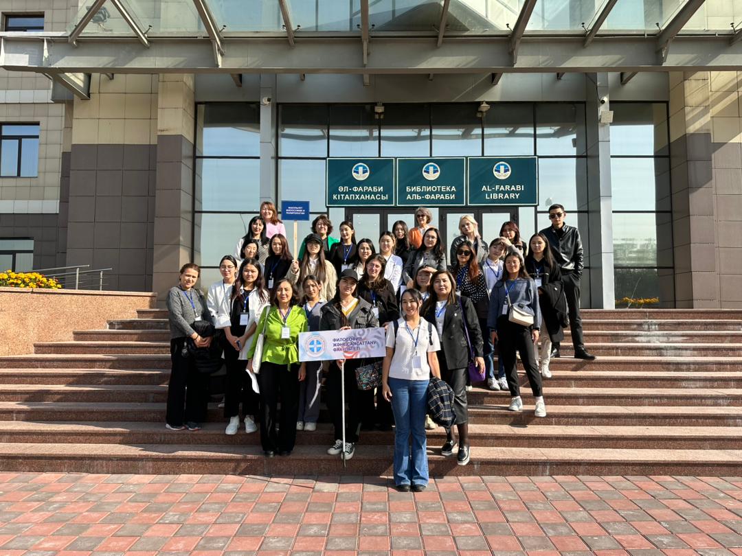 KazNU campus tour for the students of the Al-Farabi Kazakh National University branch in Bishkek (Kyrgyz Republic)
