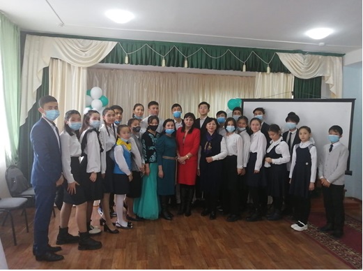 On December 6, 2021, career guidance was carried out with students in grades 10-11 of secondary school 18 named after Y. Nogaibaev, Ili district, Almaty regio