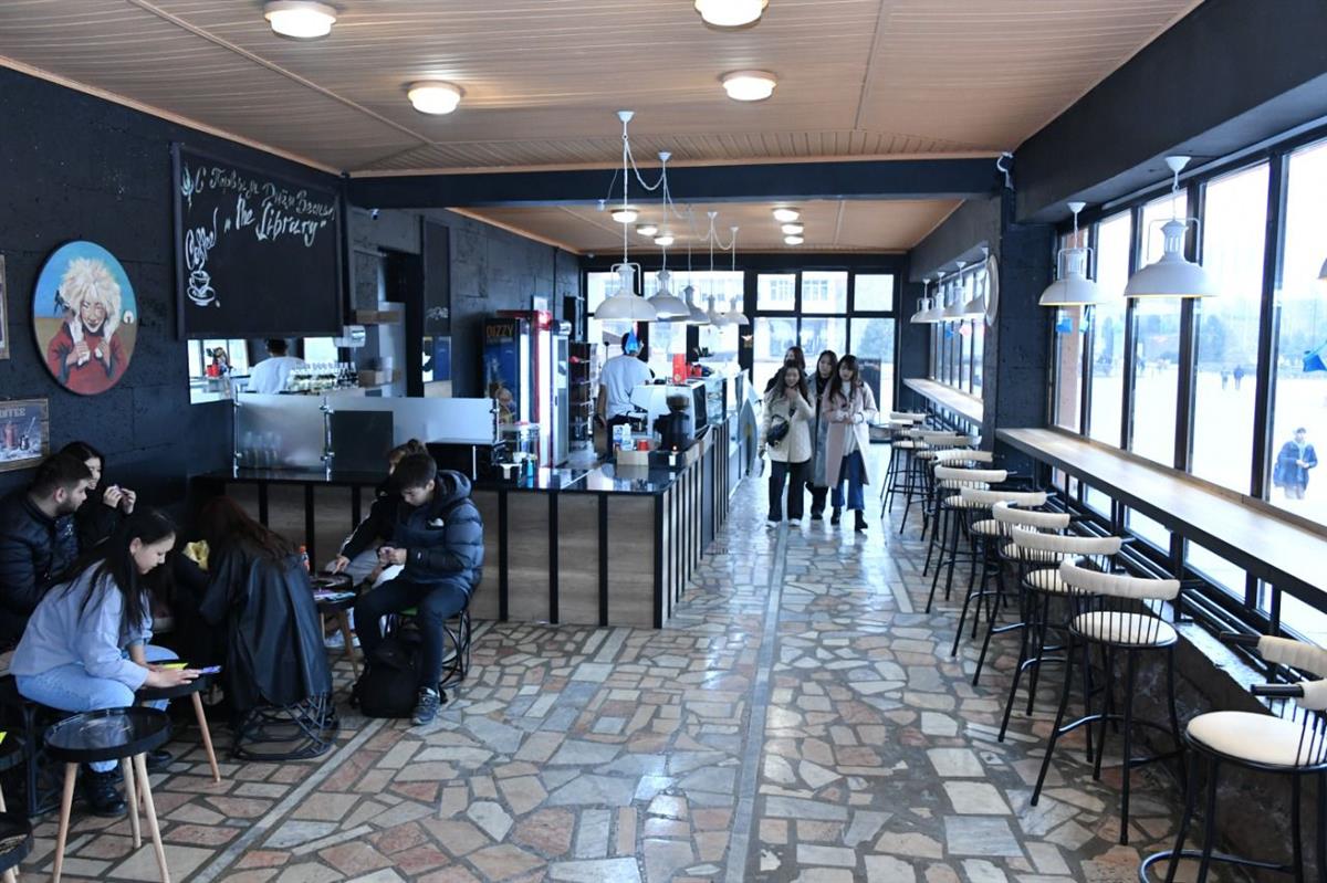 ON THE EVE OF MARCH 8, A NEW COFFEE SHOP WAS OPENED IN THE KAZNU