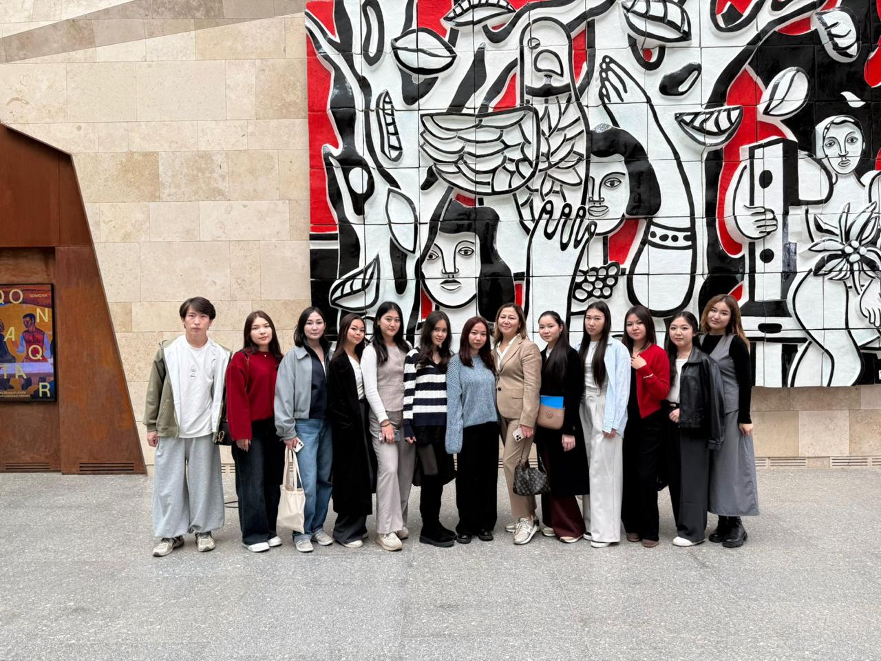 Студенттер “Almaty Museum of Arts” музейіне барды