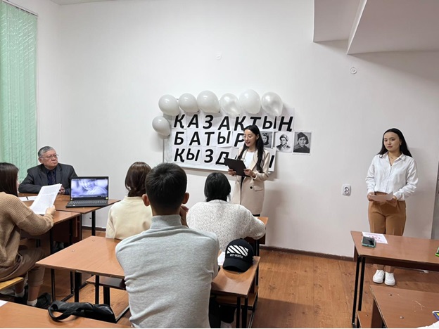 Состоялось мероприятие - круглый стол на тему «Казахские  девушки-батыры»