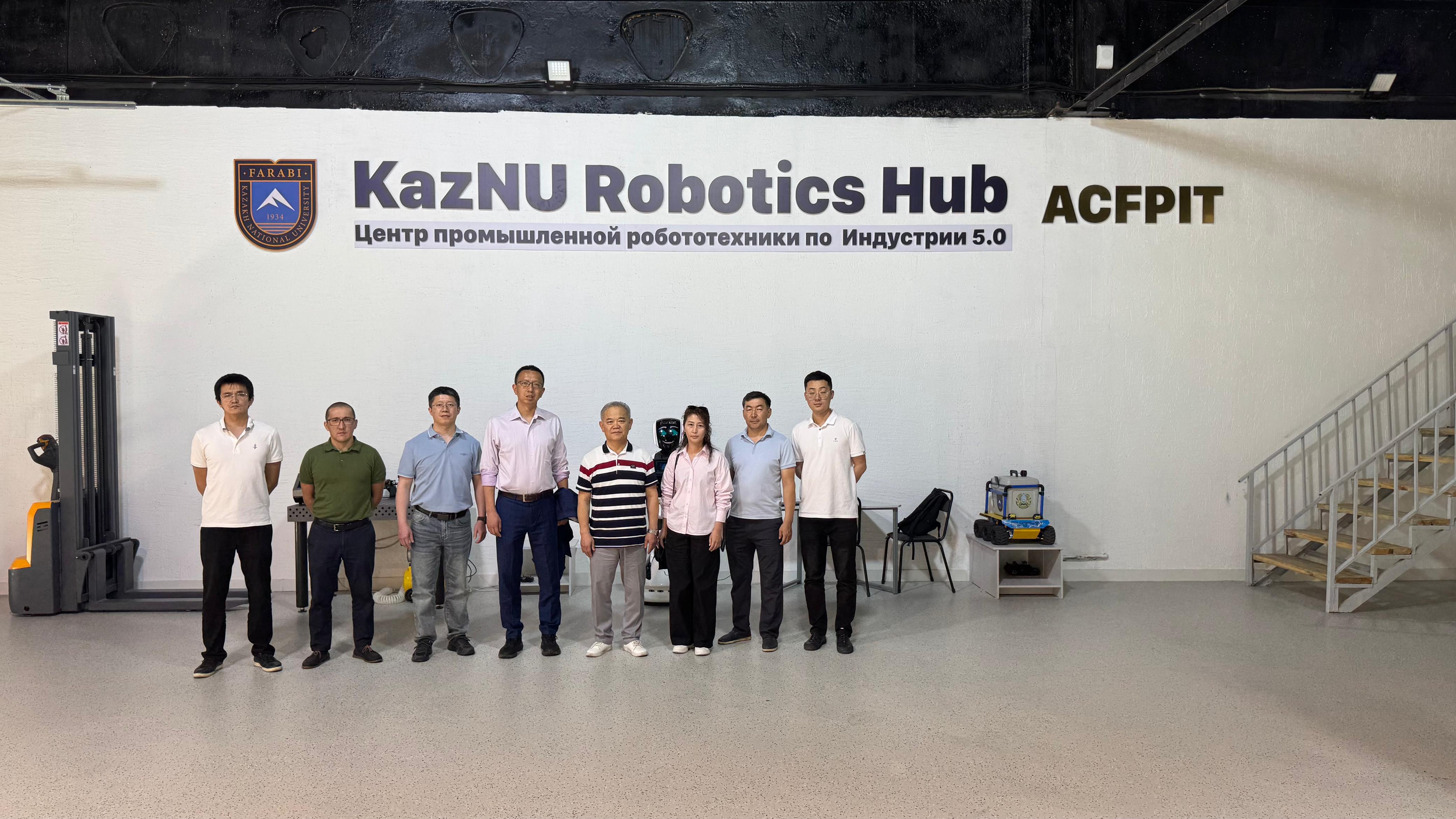 Әл-Фараби атындағы Қазақ ұлттық университетіне Қытай елінің “Shenyang Institute of Automation” институтынан робототехника және автоматтандыру бөлімінің ғалымдары келді