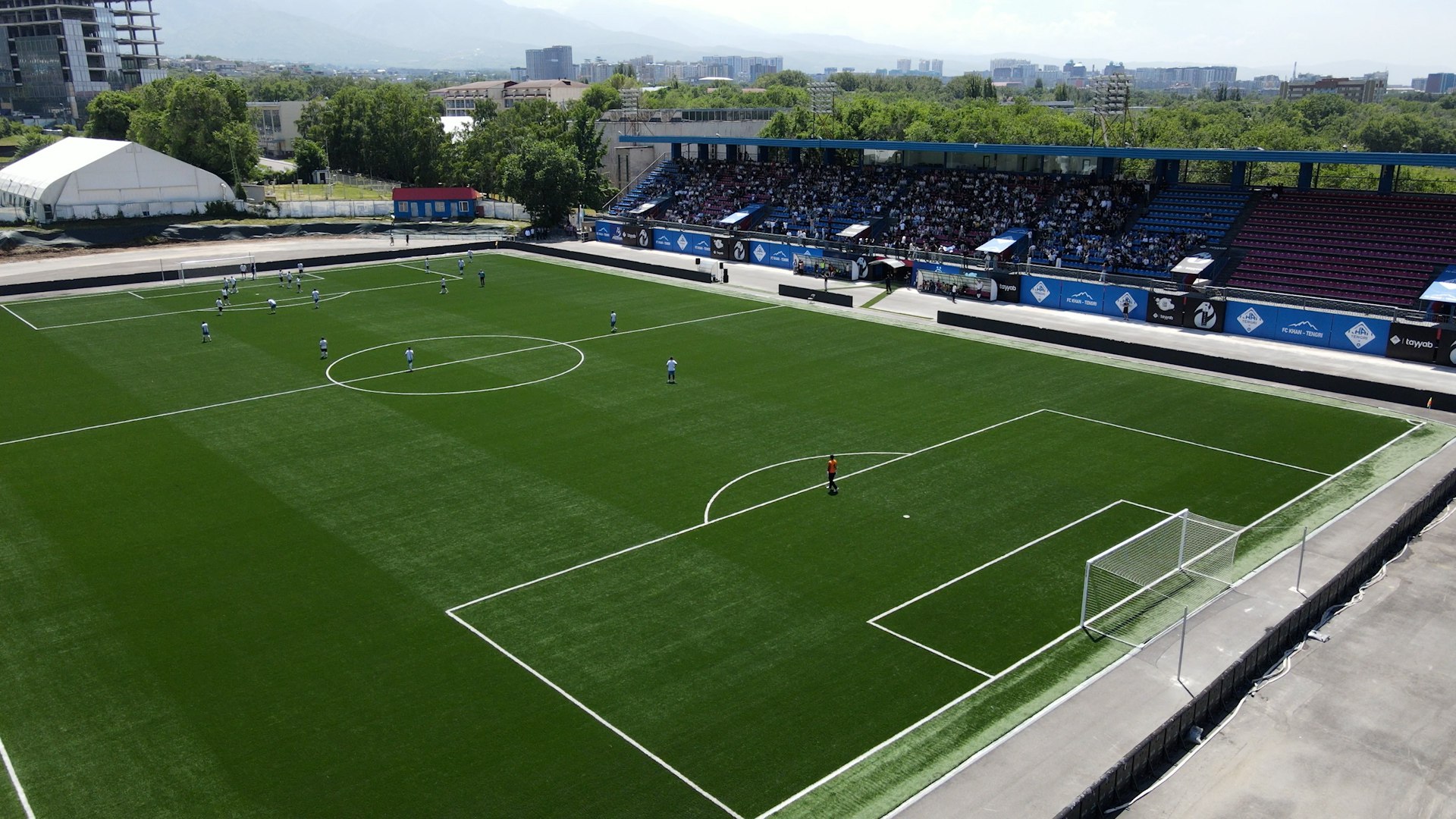 KazNU stadium was commissioned on Symbols Day