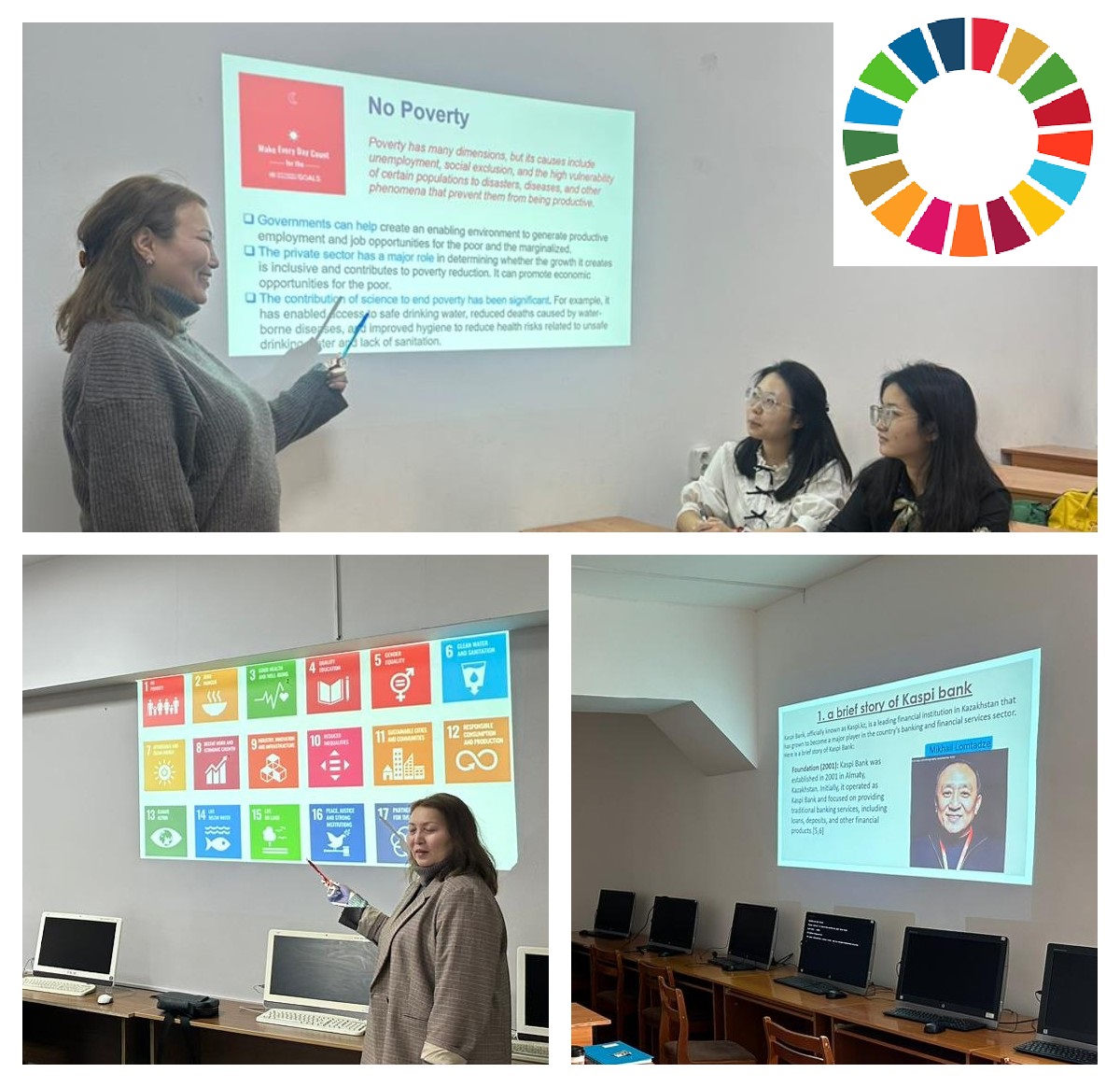 Student project works within the framework of SDG study and implementation