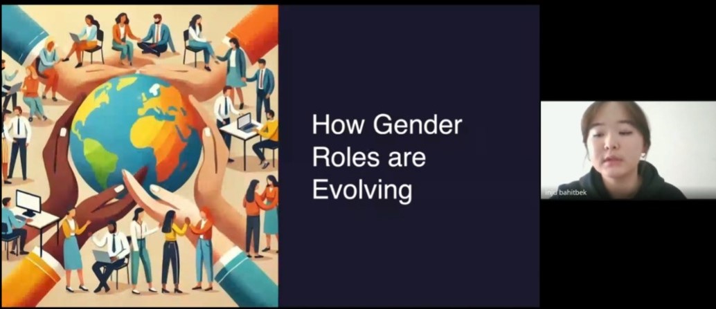 «Қазіргі қоғамда гендерлік рөлдер қалай өзгеріп жатыр» тақырыбындағы пікірталас