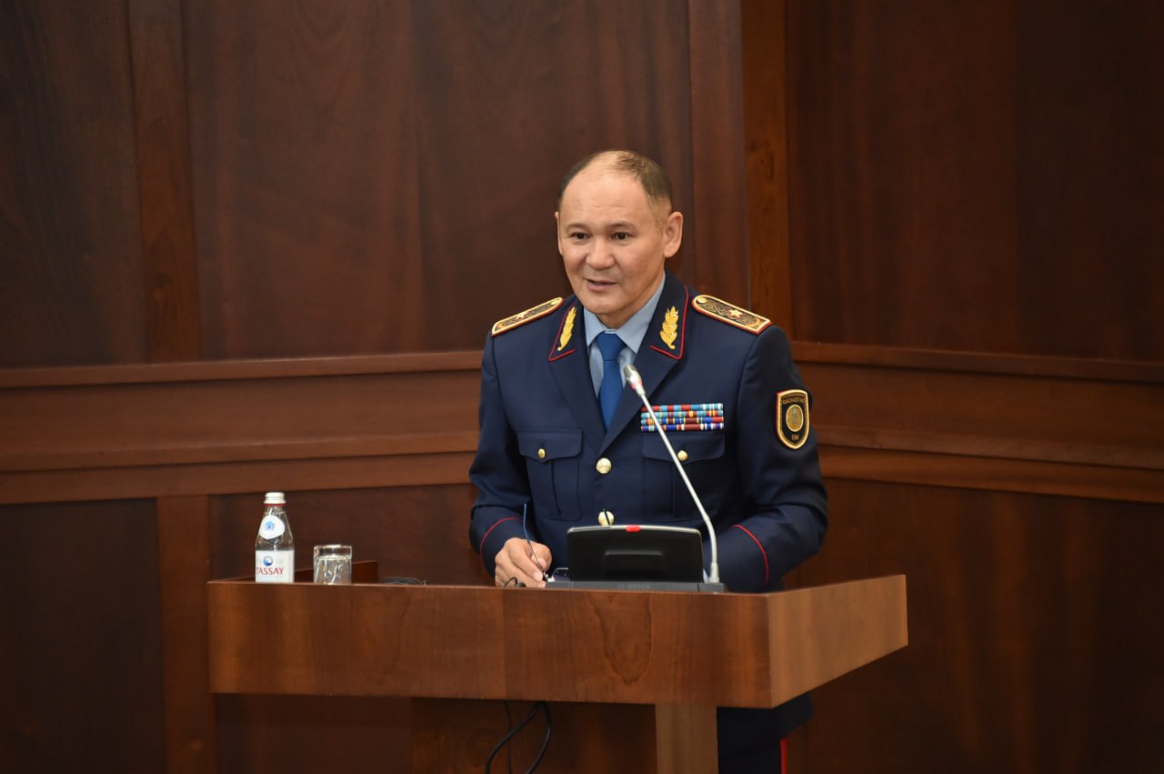 KazNU hosted a lecture by the head of the Almaty Police Department