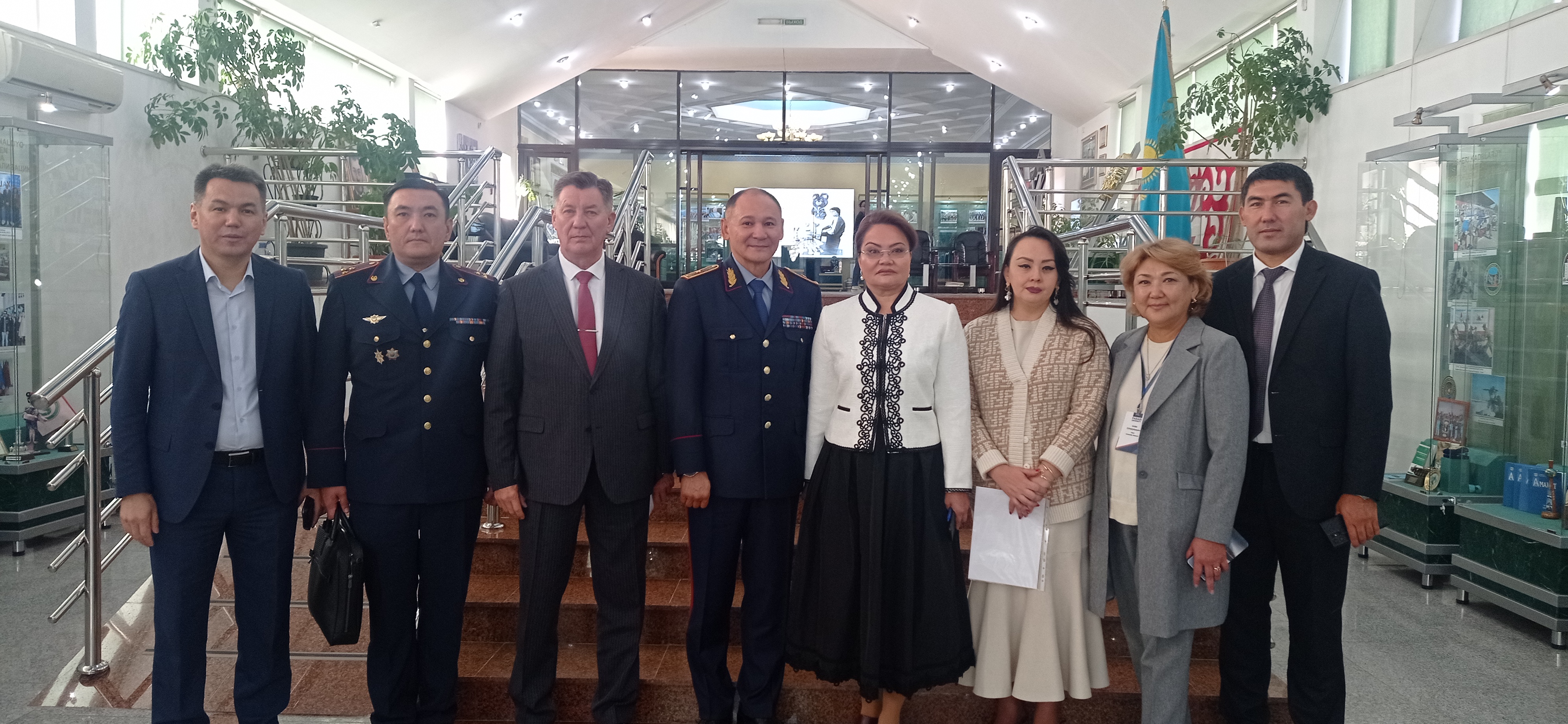 KazNU hosted a lecture by the head of the Almaty Police Department