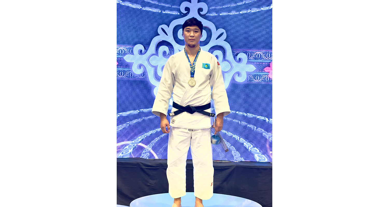Студент КазНУ завоевал серебряную медаль по дзюдо