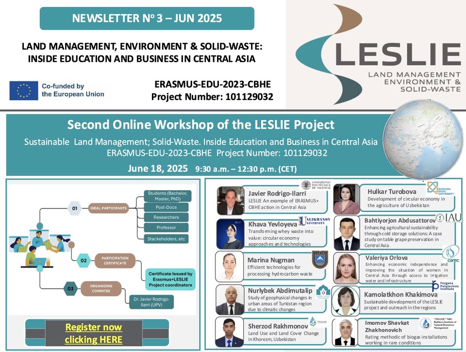 LESLIE ЖОБАСЫНЫҢ ОНЛАЙН СЕМИНАРЫ