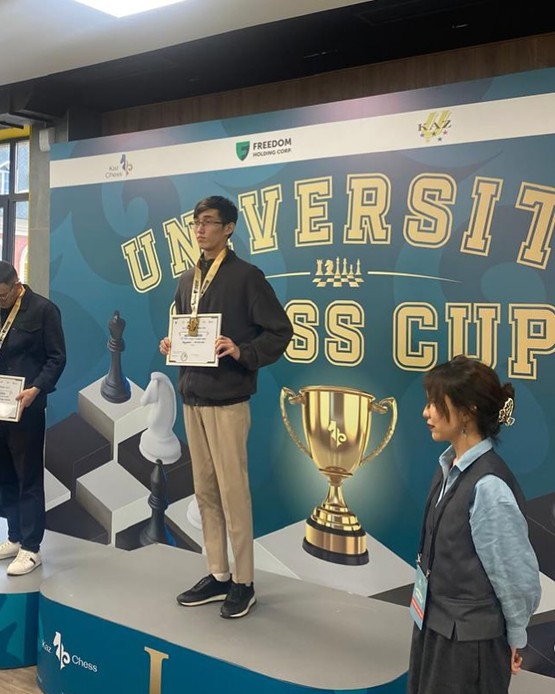 ҚазҰУ студенті Шудабай Алмас University Chess Cup турнирінде