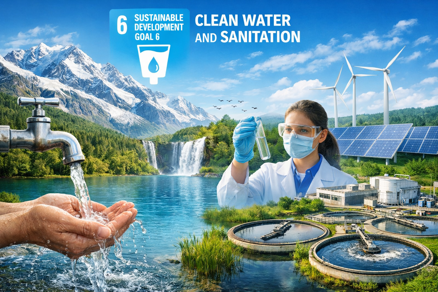 Биология және биотехнология факультетінің ғылыми-зерттеу және тәжірибелік-конструкторлық жұмыстар (ҒЗТКЖ) арқылы 6-Тұрақты даму мақсатын (Таза су және санитария) жүзеге асыруға қосқан үлесі