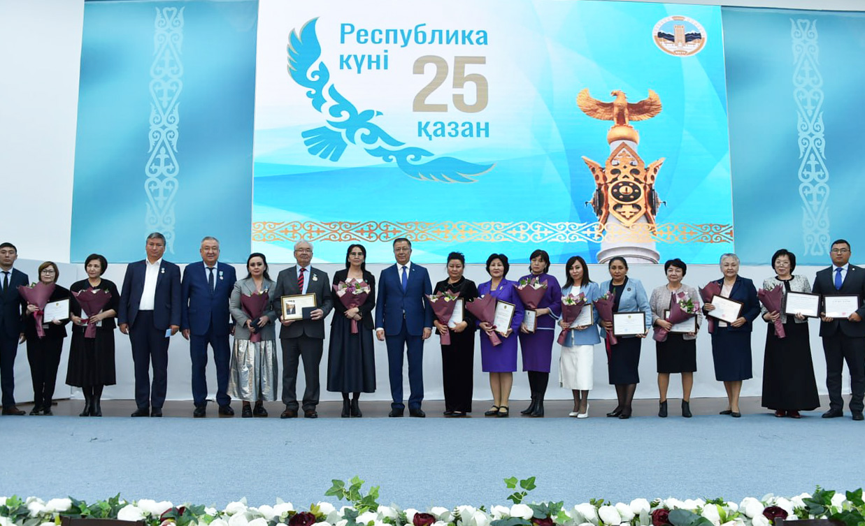 A solemn event dedicated to the Day of the Republic took place in KazNU